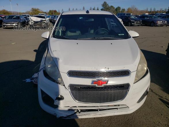 2013 Chevrolet Spark 1lt White vin: KL8CD6S96DC547982