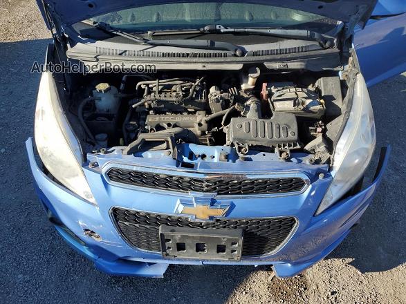 2013 Chevrolet Spark 1lt Blue vin: KL8CD6S96DC559579