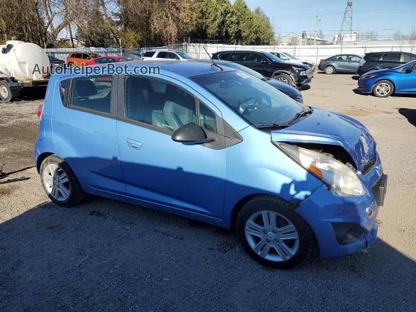2013 Chevrolet Spark 1lt Blue vin: KL8CD6S96DC559579