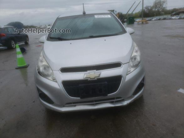 2013 Chevrolet Spark 1lt Silver vin: KL8CD6S97DC557307