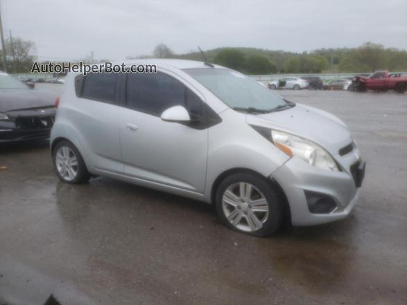 2013 Chevrolet Spark 1lt Silver vin: KL8CD6S97DC557307