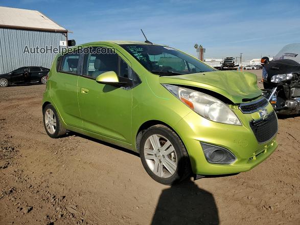 2013 Chevrolet Spark 1lt Green vin: KL8CD6S9XDC566437