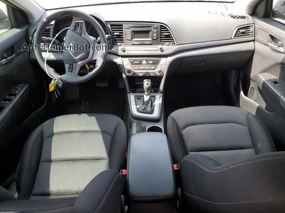 2018 Hyundai Elantra Se Gray vin: KMHD74LF0JU449866