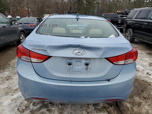 2013 Hyundai Elantra Gls Blue vin: KMHDH4AE1DU501467