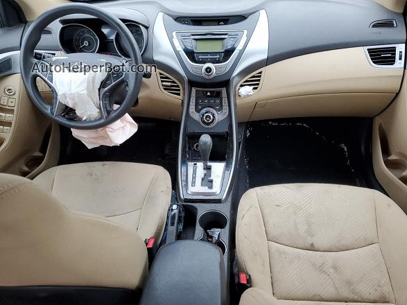 2013 Hyundai Elantra Gls Blue vin: KMHDH4AE1DU501467