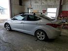 2013 Hyundai Elantra Gls Silver vin: KMHDH4AE4DU649046
