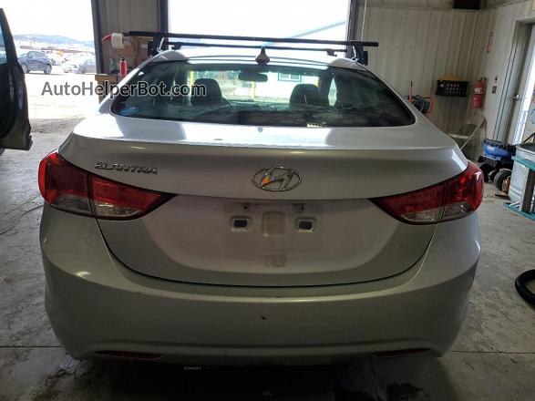 2013 Hyundai Elantra Gls Silver vin: KMHDH4AE4DU649046