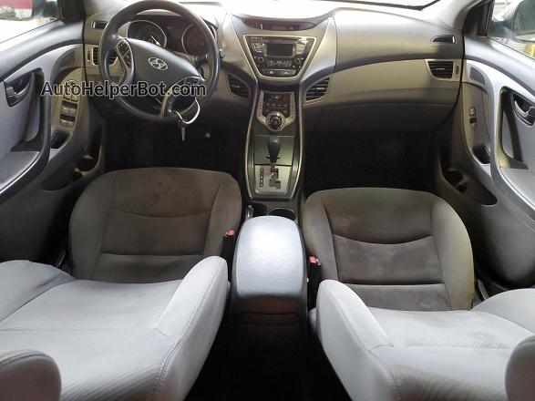 2013 Hyundai Elantra Gls Silver vin: KMHDH4AE4DU649046