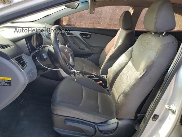 2013 Hyundai Elantra Gls Silver vin: KMHDH4AE8DU770677