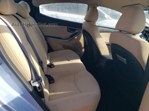 2013 Hyundai Elantra Gls Blue vin: KMHDH4AEXDU495362