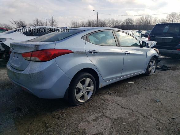 2013 Hyundai Elantra Gls Blue vin: KMHDH4AEXDU495362