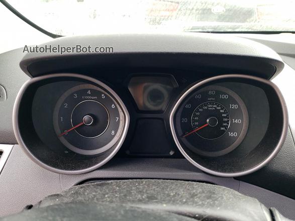 2013 Hyundai Elantra Coupe Gs White vin: KMHDH6AE1DU005015