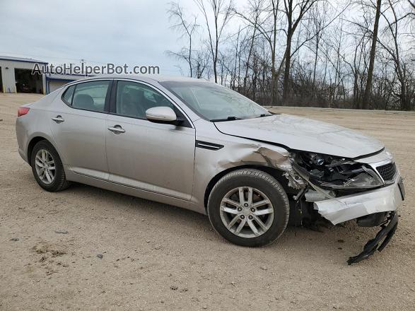 2013 Kia Optima Lx Gray vin: KNAGM4A73D5386585