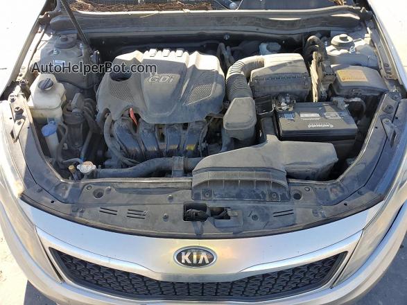 2013 Kia Optima Lx Silver vin: KNAGM4A74D5395148