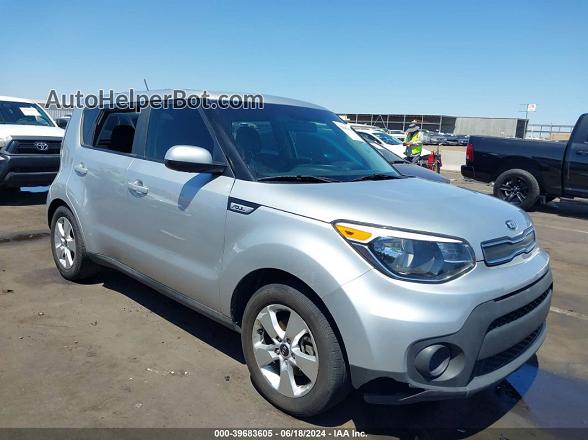 2019 Kia Soul   Silver vin: KNDJN2A26K7015677