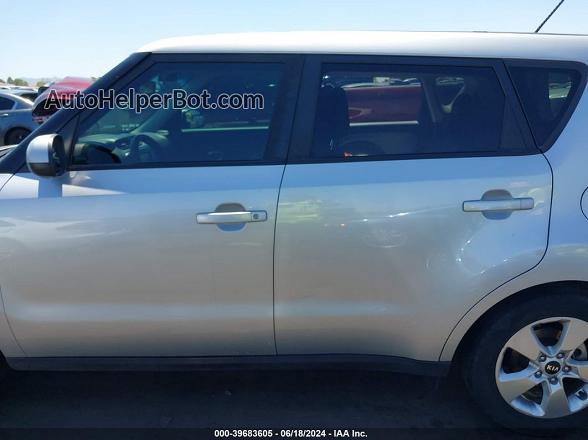 2019 Kia Soul   Silver vin: KNDJN2A26K7015677