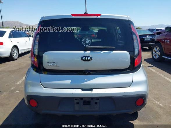 2019 Kia Soul   Silver vin: KNDJN2A26K7015677