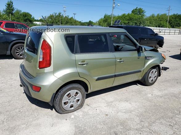 2012 Kia Soul  Green vin: KNDJT2A53C7430540