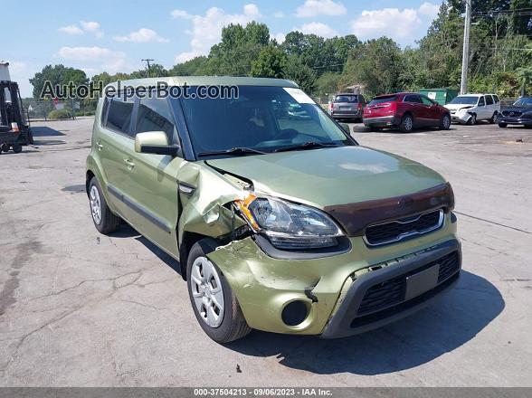 2012 Kia Soul Green vin: KNDJT2A54C7475664