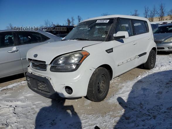 2012 Kia Soul  White vin: KNDJT2A55C7407647