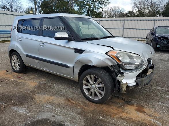 2012 Kia Soul + Silver vin: KNDJT2A69C7477922
