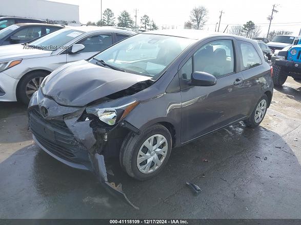 2018 Toyota Yaris L Gray vin: VNKJTUD34JA086715