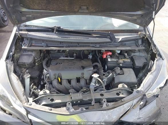 2018 Toyota Yaris L Gray vin: VNKJTUD34JA086715