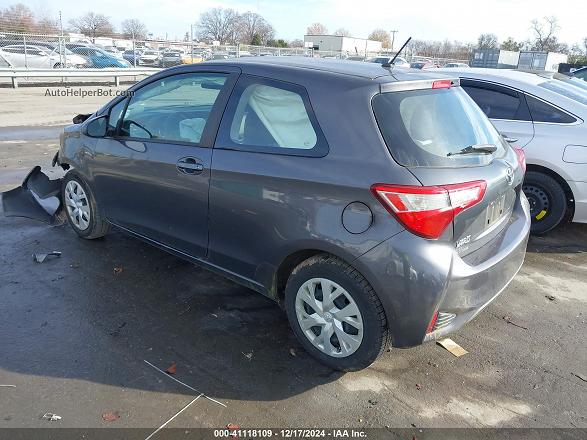 2018 Toyota Yaris L Gray vin: VNKJTUD34JA086715