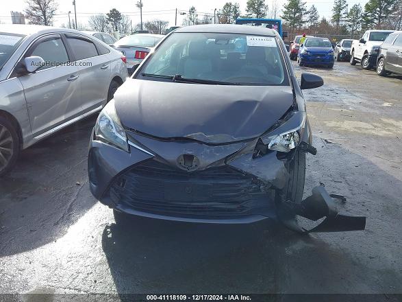 2018 Toyota Yaris L Gray vin: VNKJTUD34JA086715