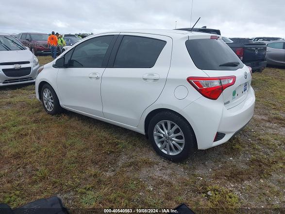 2018 Toyota Yaris Le White vin: VNKKTUD30JA095030
