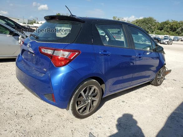 2018 Toyota Yaris L Blue vin: VNKKTUD33JA098990