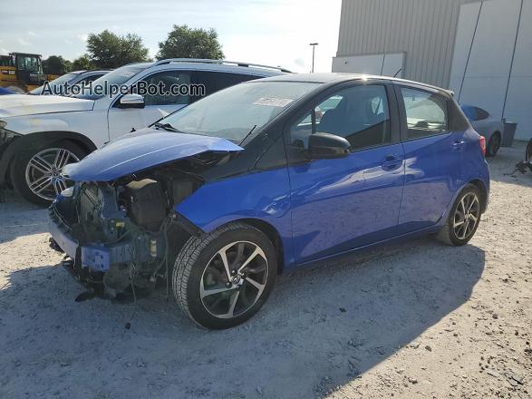 2018 Toyota Yaris L Blue vin: VNKKTUD33JA098990