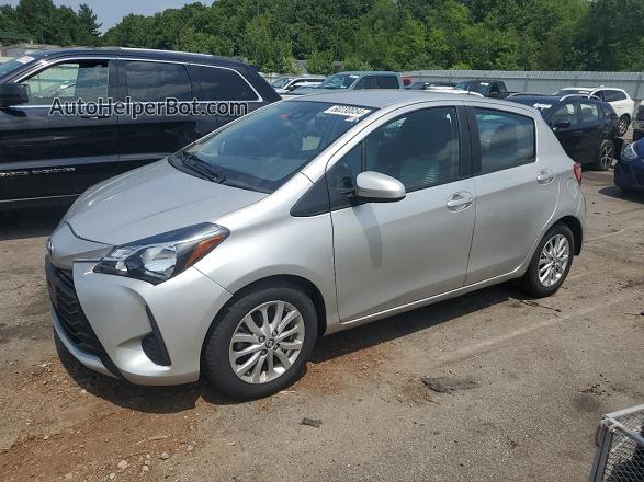 2018 Toyota Yaris L Silver vin: VNKKTUD37JA092562