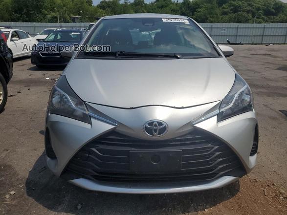 2018 Toyota Yaris L Silver vin: VNKKTUD37JA092562