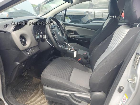 2018 Toyota Yaris L Silver vin: VNKKTUD37JA092562