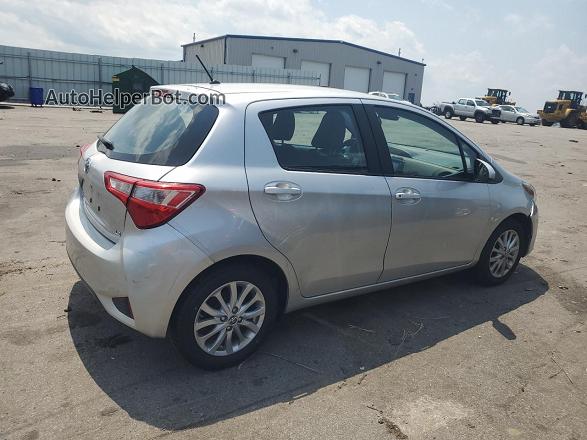 2018 Toyota Yaris L Silver vin: VNKKTUD37JA092562