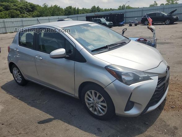 2018 Toyota Yaris L Silver vin: VNKKTUD37JA092562