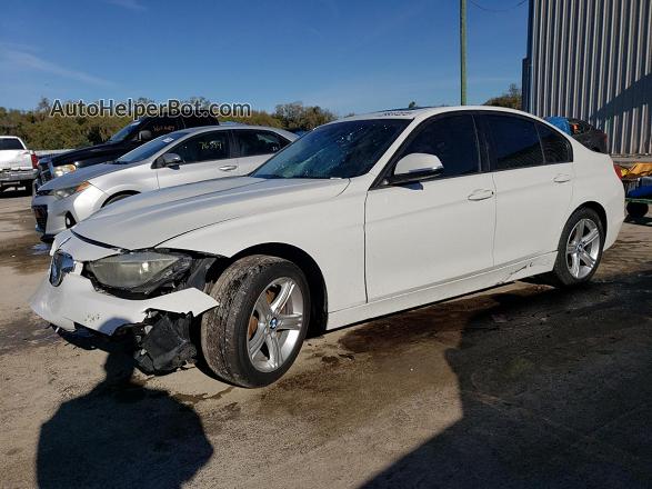 2014 Bmw 328 I White vin: WBA3A5G59ENP33390