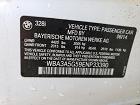 2014 Bmw 328 I White vin: WBA3A5G59ENP33390