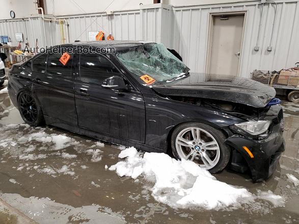 2014 Bmw 335 I Black vin: WBA3A9C59EF479395