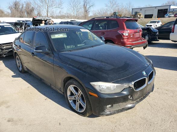 2014 Bmw 320 I Black vin: WBA3B1C50EPV79815