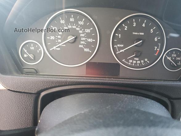 2014 Bmw 320 I Black vin: WBA3B1C50EPV79815