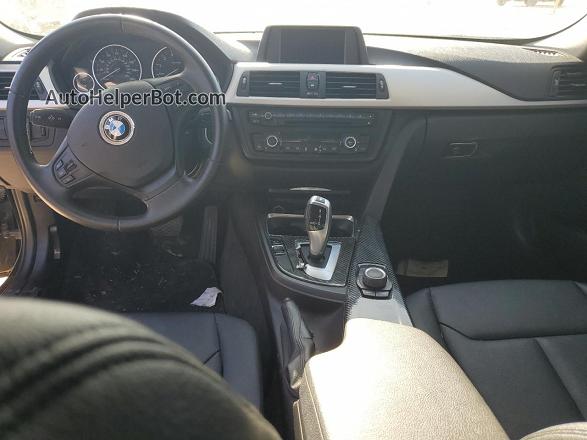 2014 Bmw 320 I Black vin: WBA3B1C50EPV79815