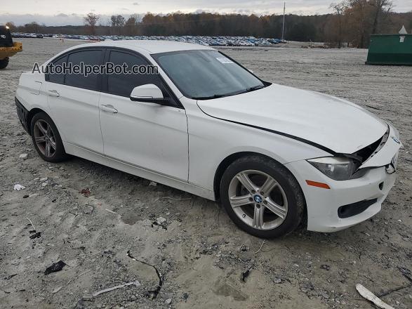 2014 Bmw 320 I White vin: WBA3B1C53EP680847