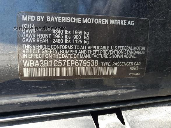 2014 Bmw 320 I Blue vin: WBA3B1C57EP679538