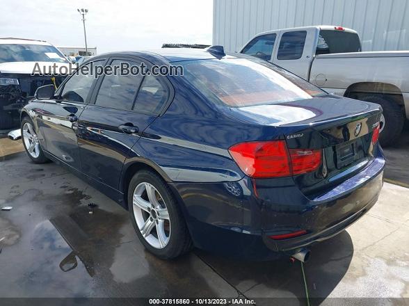 2014 Bmw 320i Dark Blue vin: WBA3B1C58EP680469