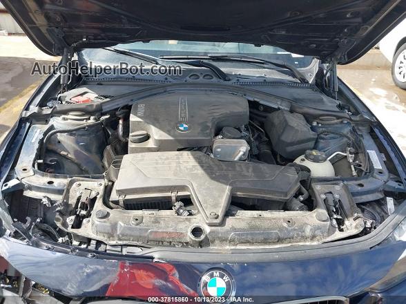 2014 Bmw 320i Dark Blue vin: WBA3B1C58EP680469