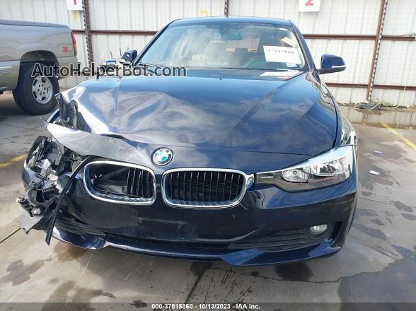 2014 Bmw 320i Dark Blue vin: WBA3B1C58EP680469