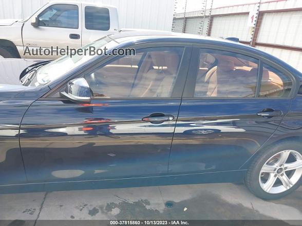 2014 Bmw 320i Dark Blue vin: WBA3B1C58EP680469