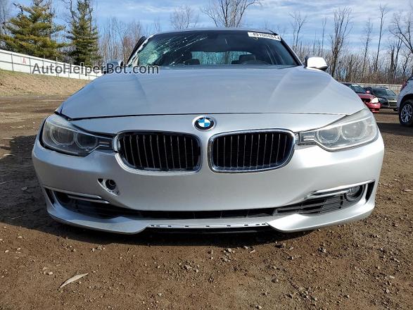 2014 Bmw 328 Xi Silver vin: WBA3B3C53EJ980998